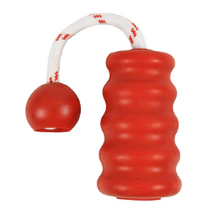 DogActivity Floating Dog Natural-Rubber-Toy Mot-Fun Red